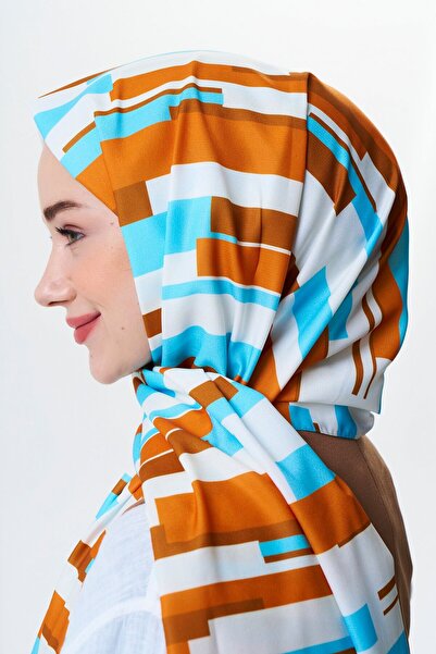 Modakaşmir Σάλι από μετάξι Μεδίνα με σχέδιο ρίγες