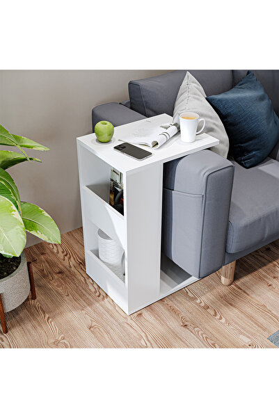 ROOMART Modena C Sehpa Koltuk Sehpası, Yan Sehpa, Zigon Sehpa, Servis Sehpası