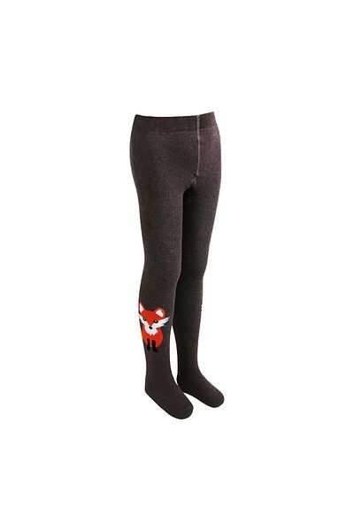 Bross Fox Pattern Towel Children's Pantyhose Winter Socks