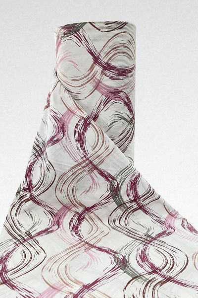 Özdilek Plum Colored Özdilek Duvet Cover Fabric - Sheet and Pillow Patterned