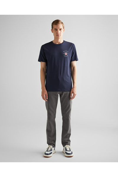 Gant Erkek Gri Regular Fit Pantolon