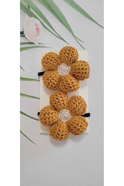 Kadın Girişimciler Atölyesi 3D Fluffy Daisy Χειροποίητη πόρπη από καουτσούκ 2...