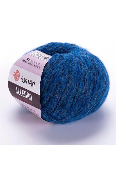 Yarnart Yarn Art Allegro 709 Σκούρο Μπλε Μελανζέ Πλεκτό Χειροποίητο Σχοινί