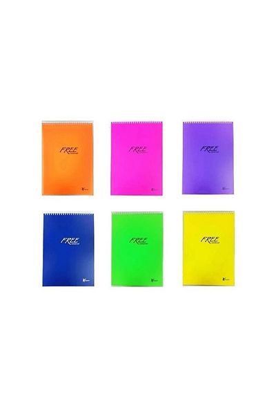 KESKİN COLOR A4 Spiral Sharp Free Office Lined Memo Pad - 80 YP.145004 - Single