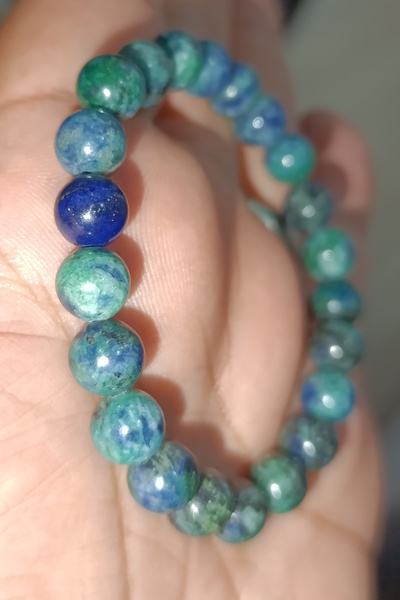 TAŞÇIZADE Azurit Taşı 8 mm Natural Doğaltaş Bileklik