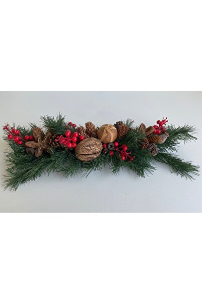 Yakamoz Konsept Yeniyıl yılbaşı Christmas aksesuar yapay çiçek aranjman