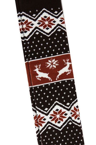 Bross Winter Ethnic Patterned Children's Pantyhose