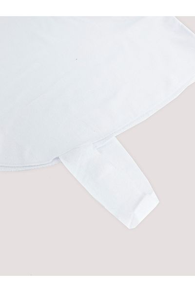 befashop White Combed Neck Collar
