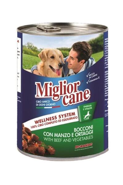 MORANDO Mıglıorcane Köpek Maması-biftek&sebze Parçalı 405g - Chunks Beef Vege...