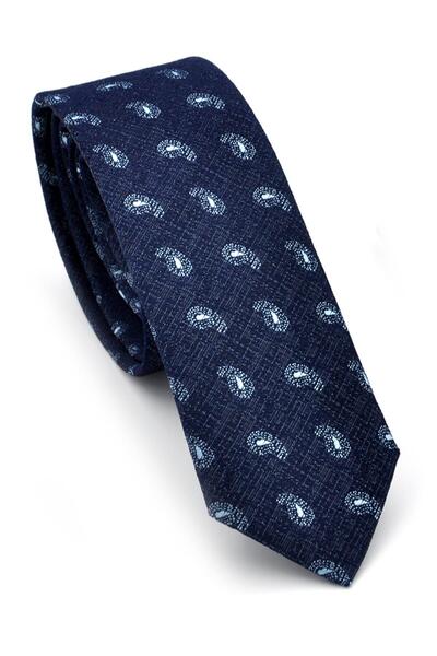 Gaffy Сlim Fit краватка з синьою шалю з візерунком з темно-синьої тканини // ...