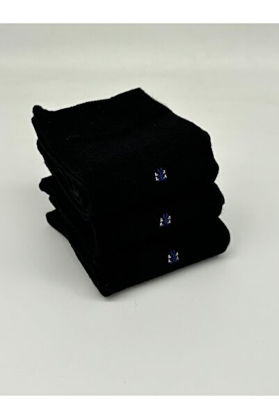 ONURCAN SOCKS 3-ПАКЕТ ЧЕРНИ БЕЗШЕВНИ ЧОРАПИ ЗА МЪЖЕ