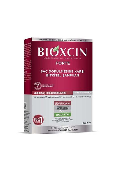 Bioxcin Forte Anti-Hair Loss Herbal Shampoo All Hair Types 300 ml