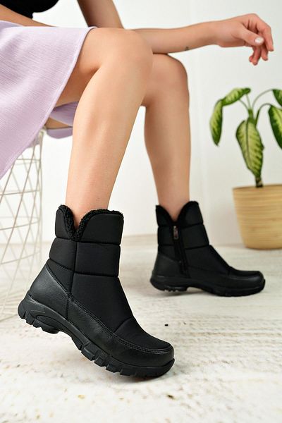 TOLGSHOES ΓΥΝΑΙΚΕΙΑ ΘΕΡΜΙΚΑ ΜΑΛΛΙ ΜΠΟΤΑΚΙΑ ΧΙΟΝΙΟΥ