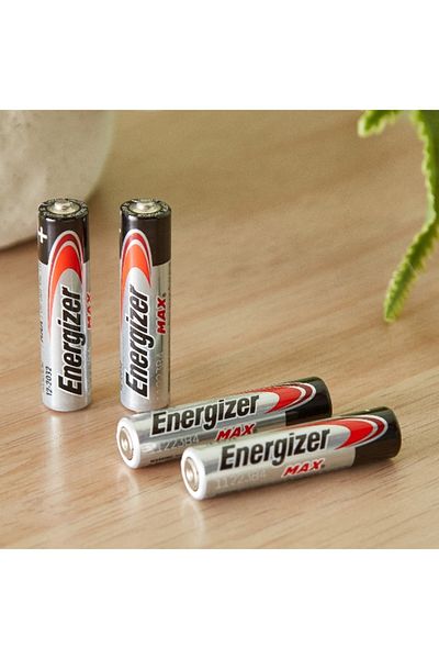 Energizer بطاريات ماكس AAA القلوية - مجموعة من 4 قطع