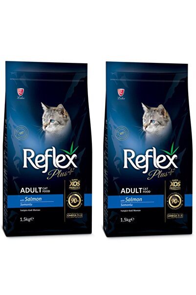 Reflex Somonlu Yetişkin Kedi Maması 1.5 Kg X 2 Adet