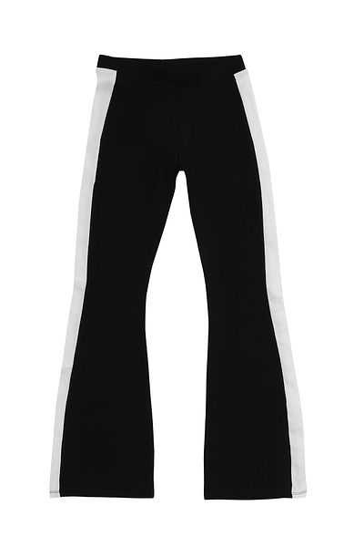 Kyron Girl's Black Side Stripe Trousers - Comfortable and Modern Cut