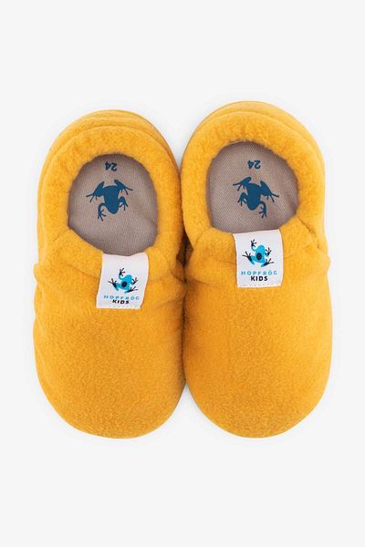 HOPFRÖG Polar Fleece Yellow Fleece Barefoot Booties (Gift Set)