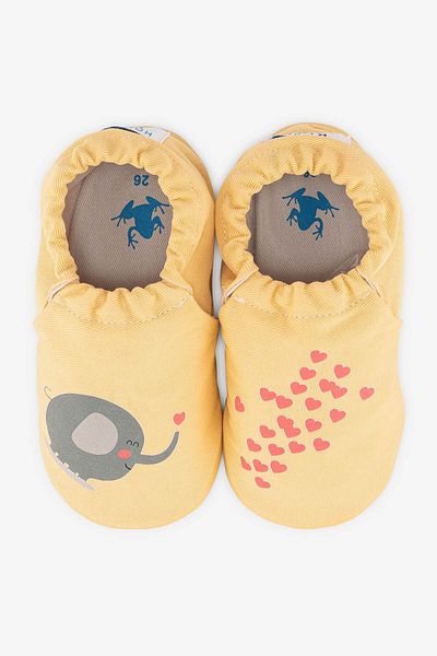 HOPFRÖG Cute Hose Hyper Pastel Yellow Barefoot Smart Booties