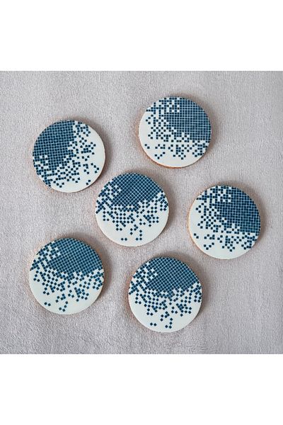 Home Box Artisan Wooden Coaster - Set of 6