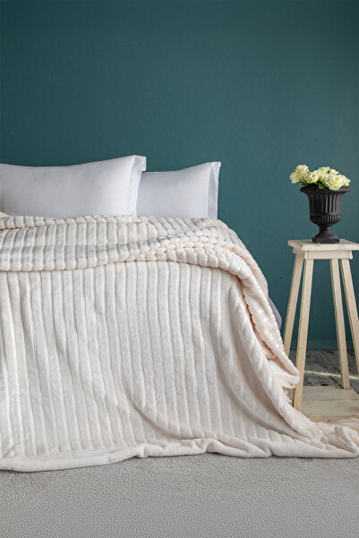 Apricitas HOME Μονή κουβέρτα Gentle Ecru 160x220 cm