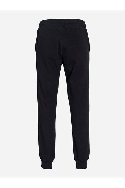 Jack & Jones Logo Print Cuffed Joggers with Drawstring