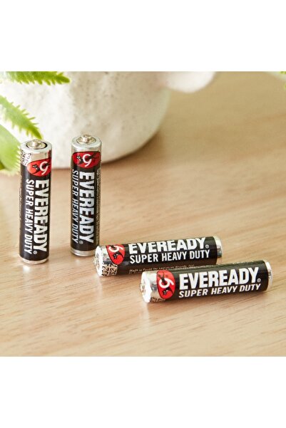 Eveready بطاريات AAA شديدة التحمل - مجموعة من 4 قطع