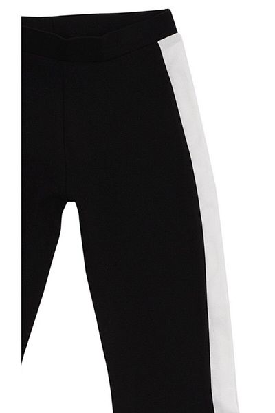 Kyron Girl's Black Side Stripe Trousers - Comfortable and Modern Cut