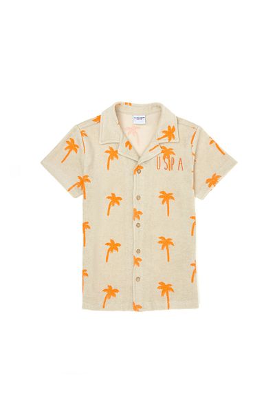 U.S. Polo Assn. Boy's Stone Polo Neck Shirt 50263413 -Vr049