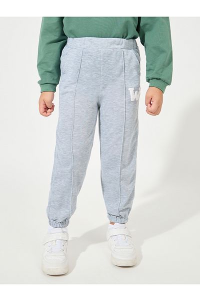 Styli Letter Applique Lightweight Joggers