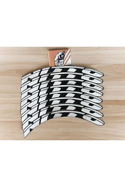 komauto Nitto Motorcycle and Automobile Vehicle Tire Lettering 2.5 cm 8 Pieces Adhesive Rigging Sticker