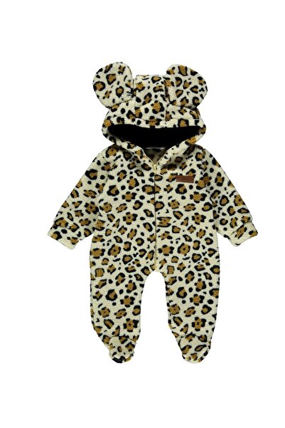 ÇOCUKS Leopar Desenli Soft Tulum 6 Ay,9 Ay Uni