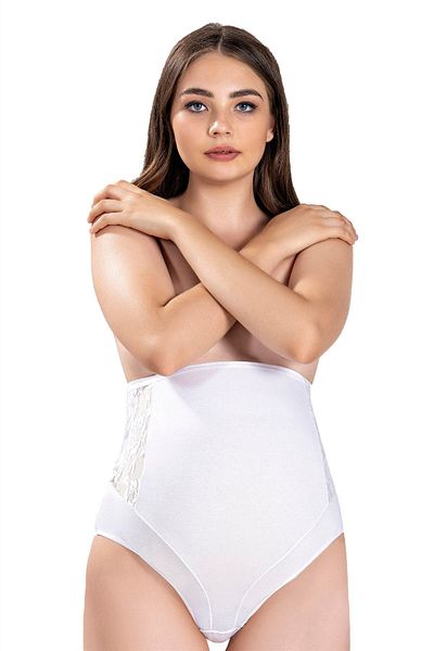 Jiber Pregnant Lace White Panties - 662