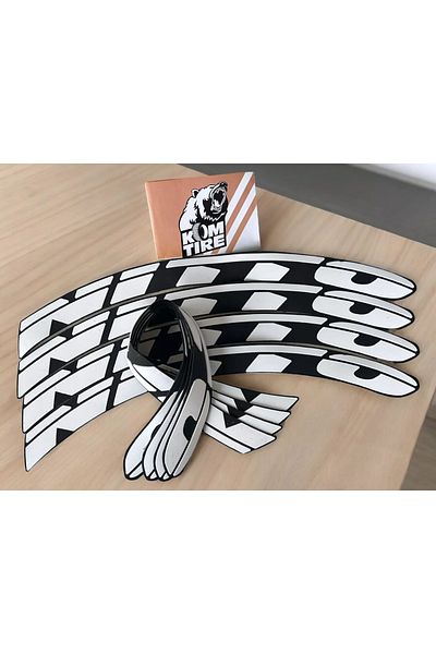 komauto Nitto Motorcycle and Automobile Vehicle Tire Lettering 2.5 cm 8 Pieces Adhesive Rigging Sticker