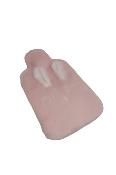 RAMDET Pink Fleece Plush Bag - 2 Lt, Washable Cover, Rabbit Model, Puffy Compression