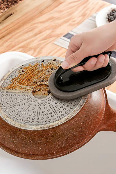 AYACO ΝΕΟ Σφουγγάρι Καθαρισμού Σκευών με Λαβή, Πρακτικό Σφουγγάρι Καθαρισμού,...