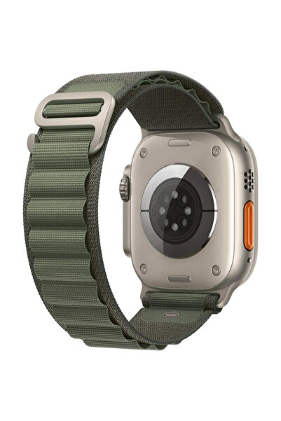 Fibaks Apple Watch 49/46/45/44/42 Mm Series 11/10/9/8/7/6/5/4/3/se/ultra/hk/pro/max Kordon Kumaş Kordon