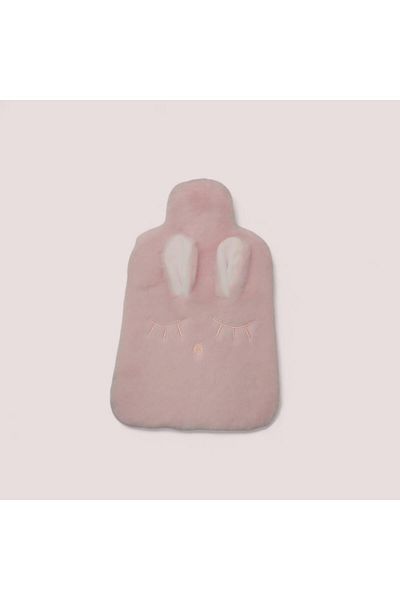 RAMDET Pink Fleece Plush Bag - 2 Lt, Washable Cover, Rabbit Model, Puffy Compression