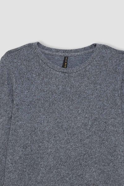 DeFacto Tricou cu mânecă lungă, cu mânecă lungă, cu decolteu rotund, de bază, D7482ax24au