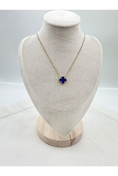 Jerie Gold Color Vanclf Steel Necklace