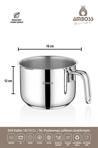 Amboss Luna Set 4 Piece Stainless Steel Pot Set