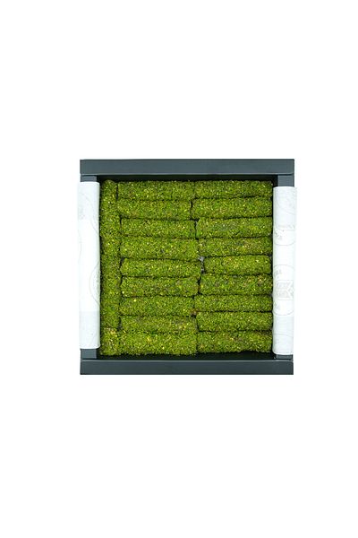 Antep Pazarı Turkish Delight - Pistachio Coated Wick Turkish Delight - 350 Gr