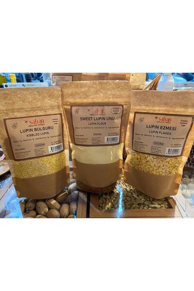 Safran Lupin Tanışma Paketi Glutensiz&ketojenik / Un 250gr / Bulgur 200gr / Ezme 200gr