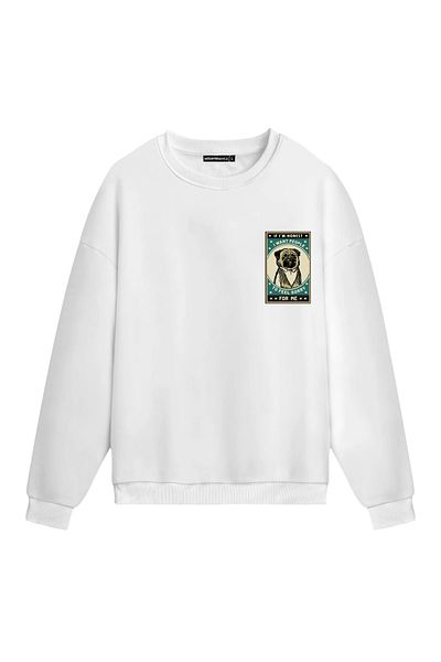 Mounte Bianca Unisex If I'm Honest - Κανονικό φούτερ