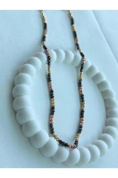 Jerie Special Series Plated Mixed Color Dorica Helix Design Women's Necklace