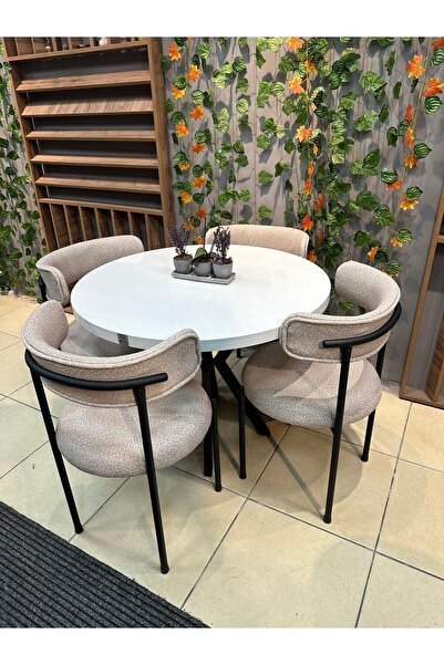 Royal ELISA 4 KİŞİLİK MUTFAK MASASI TAKIMI SOFT03