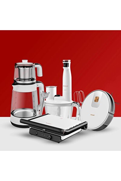 Arçelik Küçük Ev Aletleri 4lü Set Cm 6964 - Tm 6046 C - Rhb 6050 - Rs 3121