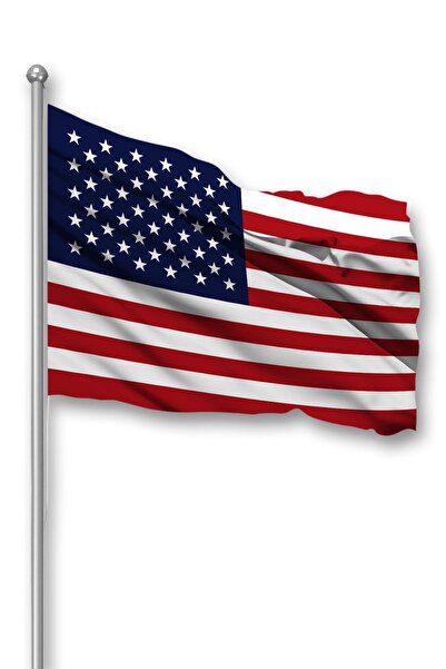 Bilsan Amerika Birleşik Devletleri (ABD) Bayrağı 1. Kalite Raşel Kumaş 100x150 Cm