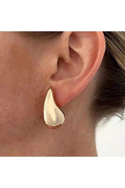 Ayzen Large Water Drop Earrings