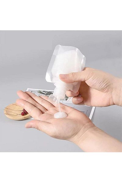 RAMDET 3 Pieces 100ml Soft Shampoo Cream - Travel Type Refillable Lotion Bottle