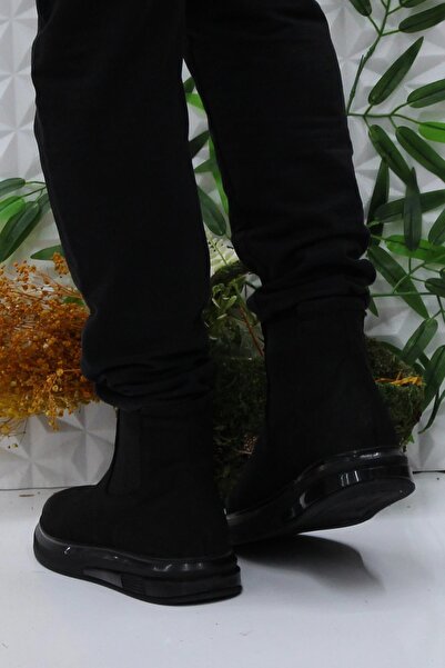 Hammer Jack 24895 Siyah Nubuk Orijinal Ürün Hakiki Deri Chelsea Erkek Bot